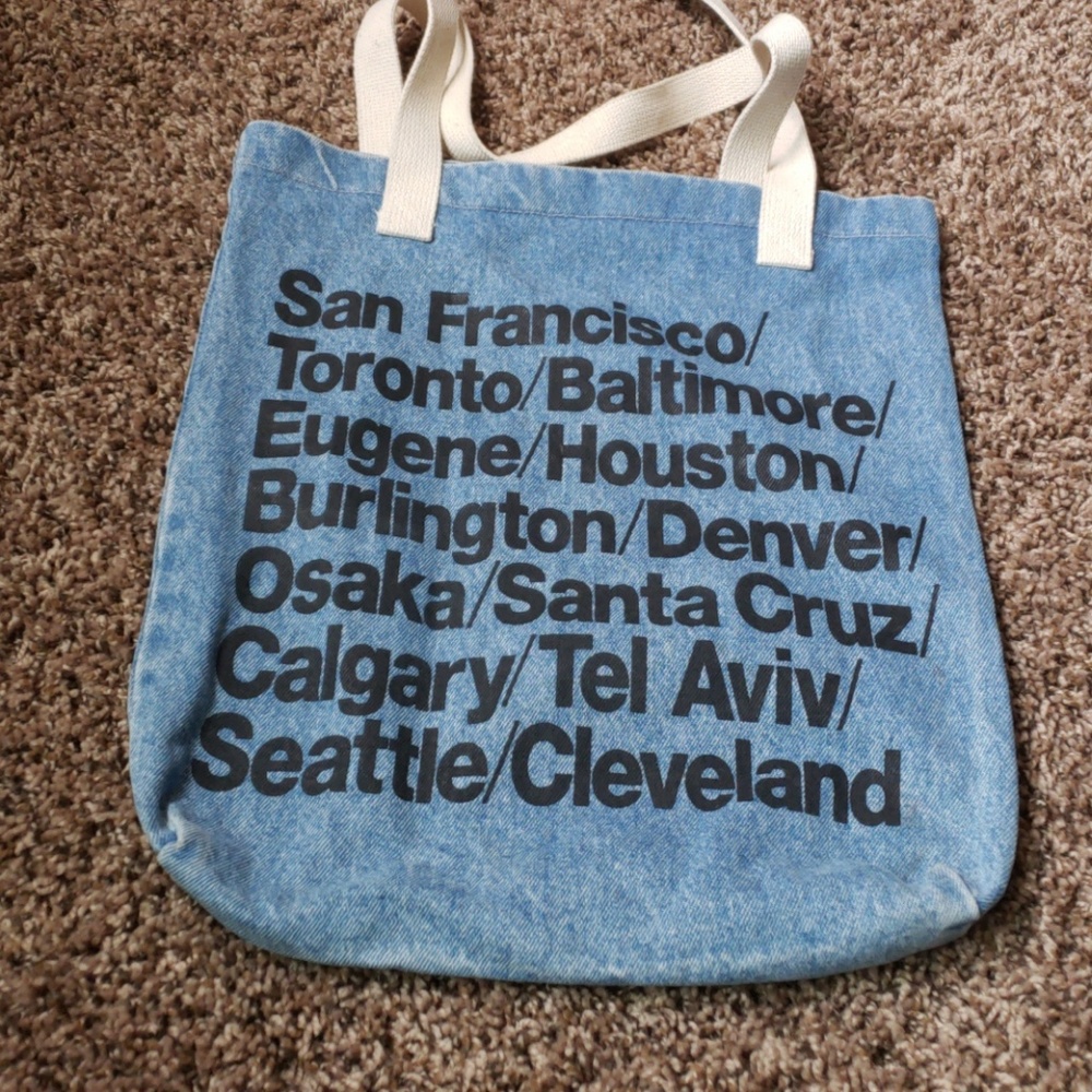 Denim American Apparel Tote